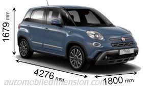 Car dimensions within fiat 500 model tend to change across years as new generations hit the automotive market with new body styling. Abmessungen Der Fiat Autos Mit Lange Breite Und Hohe