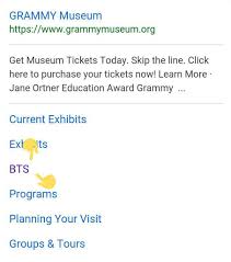 Bts Will Be Visiting The Grammy Museum Armys Amino