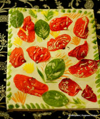 Making Holi Cards With Leaf And Petal Printing And Decoupage