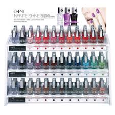 Opi Infinite Shine Air Dry 10 Day Nail Polish 108 Piece White Acrylic Counter Display Is D02