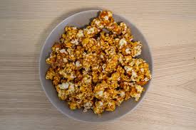 salted caramel popcorn without corn