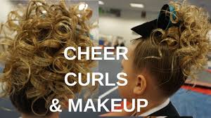 cheer curls tutorial