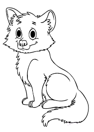 They are a great way to entertain children during travel or on a rainy day. A Baby Fox Coloring Page Free Printable Coloring Pages For Kids