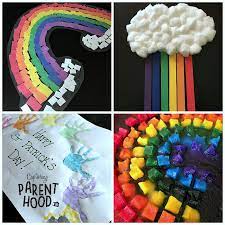 rainbow arts crafts