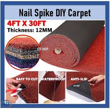 12mm nail spike waterproof coil mat