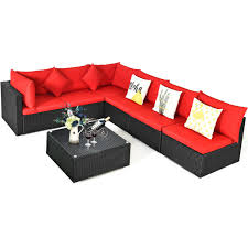 Sectional Wicker Furniture Sofa Set