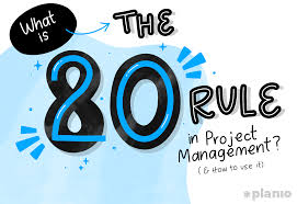 80 20 rule in project management