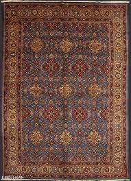 semi antique persian mashad carpet n