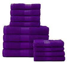 Choose from contactless same day delivery, drive up and more. Towel Set New The Big One 12 Pack Hand Bath Towels Washcloths Dark Purple 400991917026 Ebay Purple Bath Towels Bath Towels Towel