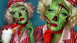 pin up zombie halloween costume makeup