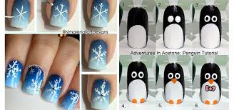 winter nail art tutorials 2016