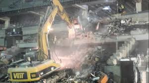 Demolition Underway On The Inside Of The Bmo Harris Bradley