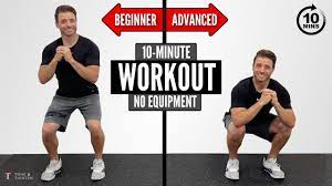 10 minute no equipment workout