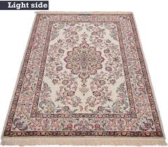 isfahan persian rug beige cream 163 x