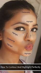 How To Contour And Highlight Perfectly Facechart