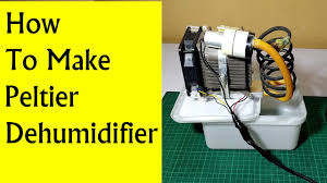 how to make dehumidifier with peltier
