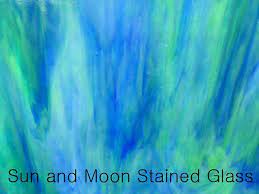 Wissmach Glass Sheet 197 Green Blue