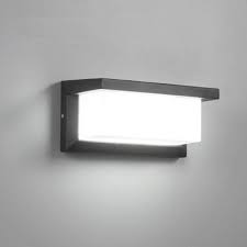 Us 19 86 35 Off 18w Outdoor Lighting Modern Wall Light Led Wall Sconce Square Metal Bulkhead Lights Exterior Waterproof Lighting Fixture In Led