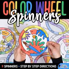 color wheel spinner elementary