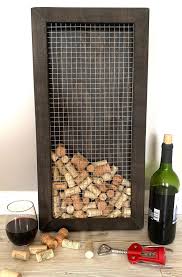 Farmhouse Style Wine Cork Box Wine Cork