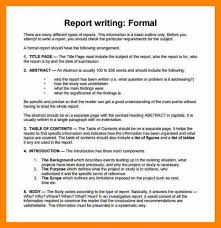 Formal Report Outline 27419640066 248938640066 Formal Reports