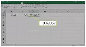 how to calculate percene in excel is