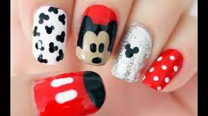 disney mickey mouse inspired nails