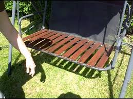 Renovate Repair A Garden Swing Seat