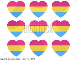 Select from premium pansexual flag of the highest quality. Hearts Pansexual Flag Vector Photo Free Trial Bigstock