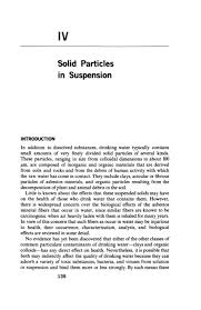 Iv Solid Particles In Suspension