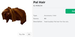roblox all of the free hair in the catalog