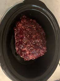 cranberry pork roast in the slow cooker