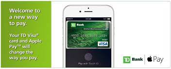 add your td visa debit or credit card