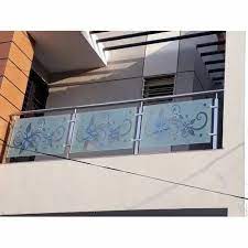 Balcony Designer Glass Railing At Rs