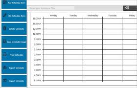 schedule maker software