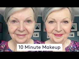 an easy everyday makeup look for older
