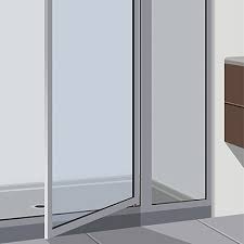 how to install a pivot shower door