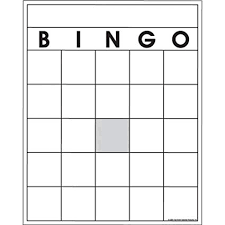 Empty Bingo Sheets Lamasa Jasonkellyphoto Co