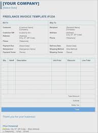 Hourly Invoice Template For Work Malleckdesignco Com Excel