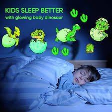 Dinosaur Wall Decals For Kids Room Glow