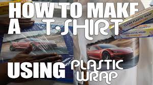 In theory, ironing is great and once you get started it's not even that bad, but it's also if you have questions about ironing, you're in the right place. How To Make A T Shirt Using Plastic Wrap Youtube