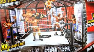 Original spring activated ring included. Wwe Elimination Chamber Playset Ring Toys R Us Exclusive Unboxing Construction Review Youtube