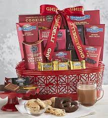 clic ghirardelli gift basket