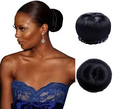 Updo hairstyles for black women amaze with their beauty, sophistication and creativity. Round Apple Style Retro Buns High Chignon Updo Black Hair Holder Extension Top Knot For Girl And Women Diameter 12cm Amazon Ca Beauty