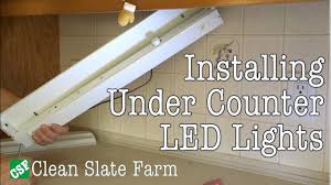 installing under counter led lighting