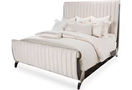 Gallery of michael amini bedroom sets. Michael Amini Paris Chic King Upholstered Sleigh Bed With Usb Charging Darvin Furniture Upholstered Beds