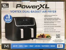 powerxl vortex 10 qt dual basket air