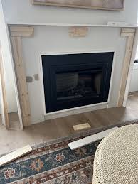 diy faux plaster fireplace surround