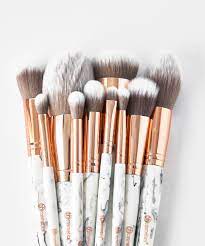 bh cosmetics marble luxe 10 piece brush