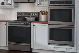 black stainless steel appliances